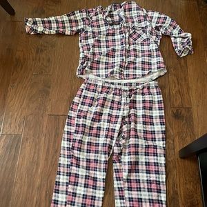La Vie En Rose flannel pajama set